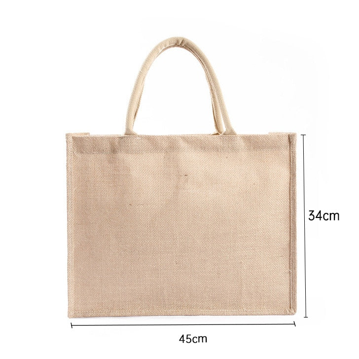 Sac à Main pour Femmes en Toile de Jute - Jute Charm