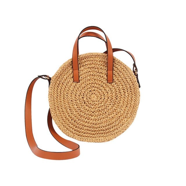 Sac à Main Femme en Paille Rond - Paille Chic