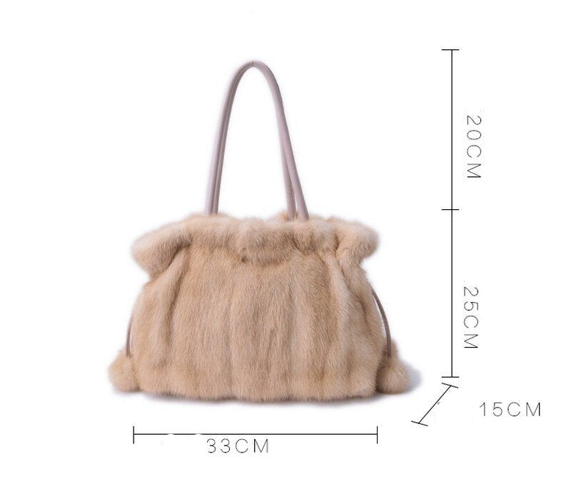 Sac à Main en Fourrure pour Femme - FurryChic