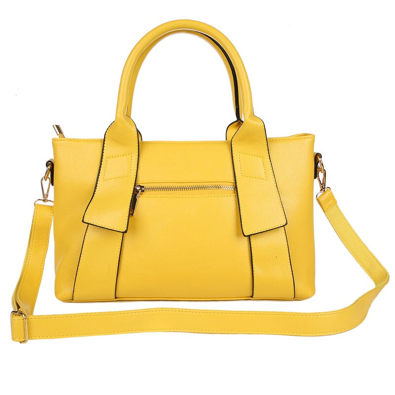 Sac à Main Femme Simple Jaune Moutarde - LuxeAuréa