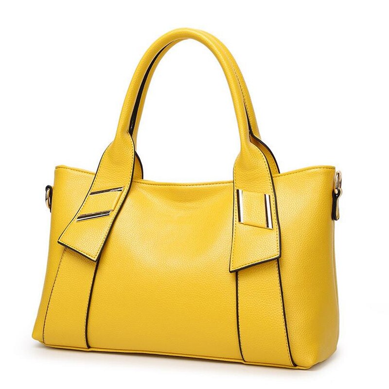 Sac à Main Femme Simple Jaune Moutarde - LuxeAuréa