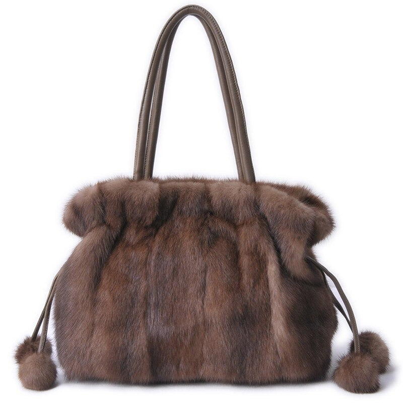 Sac à Main en Fourrure pour Femme - FurryChic