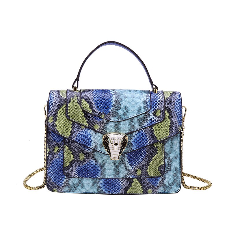 Sac à Main Femme Style Peau de Serpent - Serpentine Glam