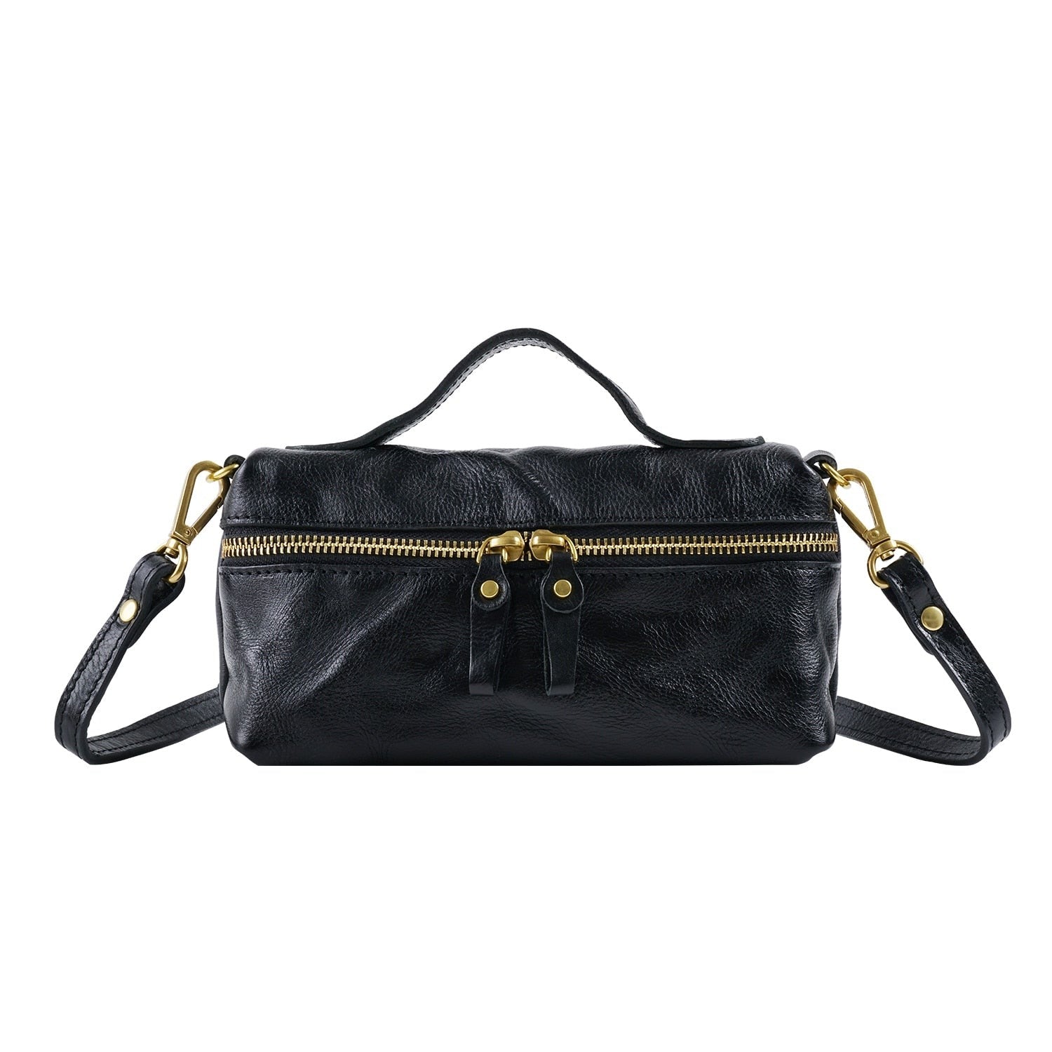 Sac à Main Noir Femme Fermeture Éclair - NightGlam