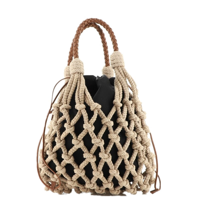 Sac à Main Femme Corde - Élégance Marine