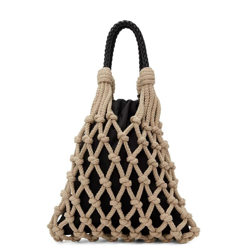 Sac à Main Femme Corde - Élégance Marine