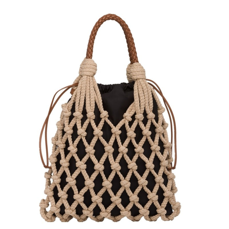 Sac à Main Femme Corde - Élégance Marine