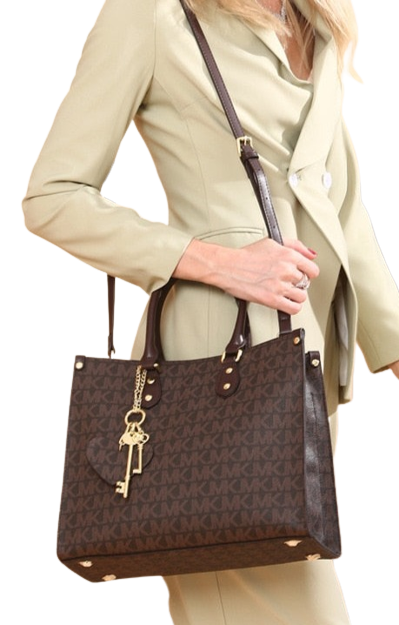 Sac à Main Marron Foncé Femme - LuxuSac