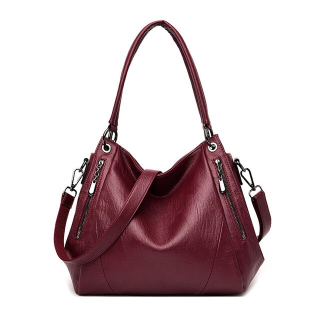 Sac à Main Femme Couleur Bordeaux - Ruby Chic