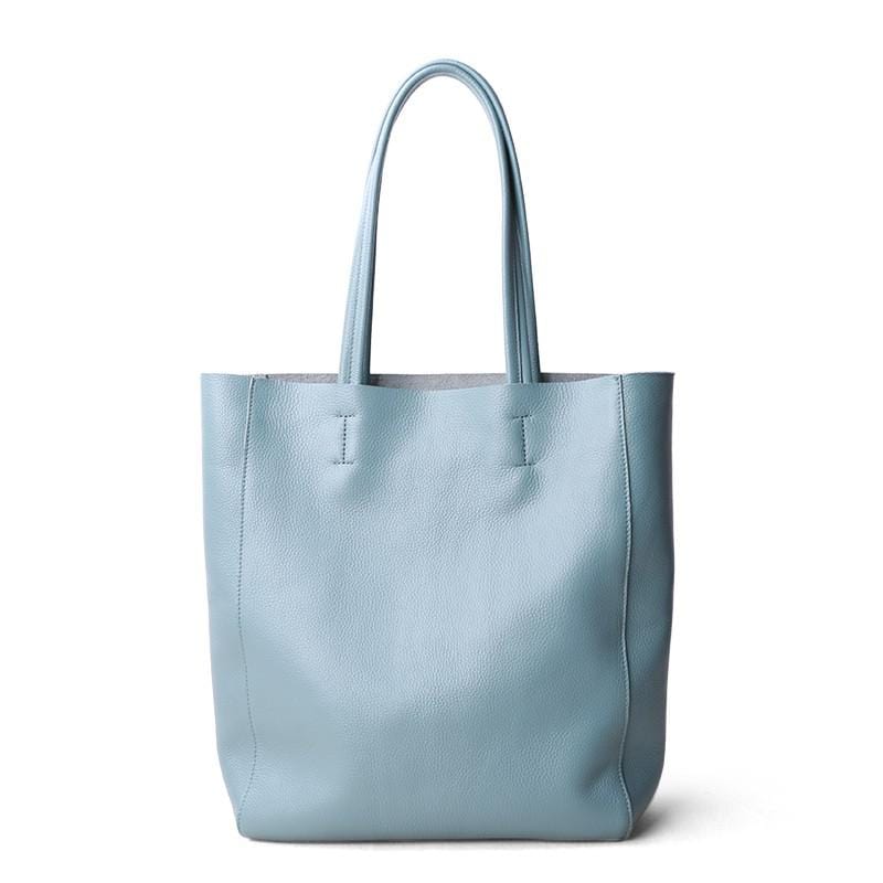 Grand Sac A Main Femme En Cuir - LuxeChic Bleu