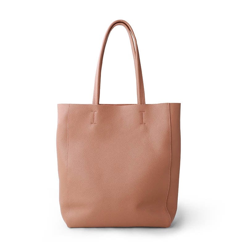 Grand Sac A Main Femme En Cuir - LuxeChic Rose foncé