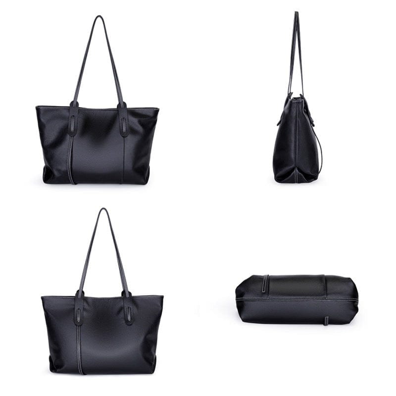 Grand Sac à Main Femme Noir Rectangle - Glamure