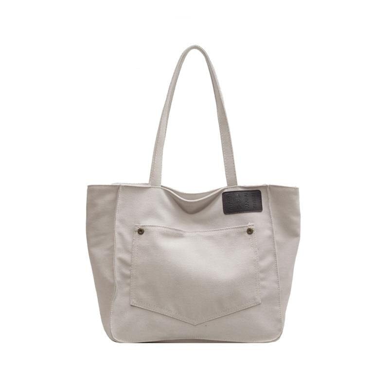 Grand Sac à Main Femme Porté Épaule - Eléganza Chic Blanc / 42x29x14cm