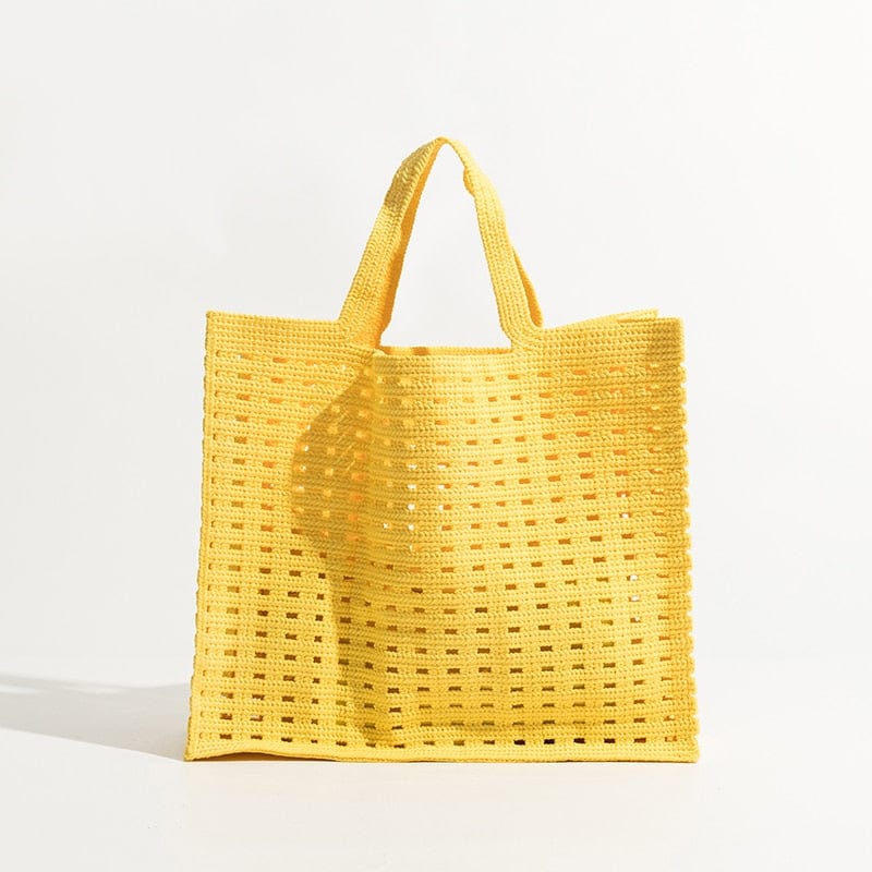 Grand Sac À Mains Femme - La Modeo Jaune