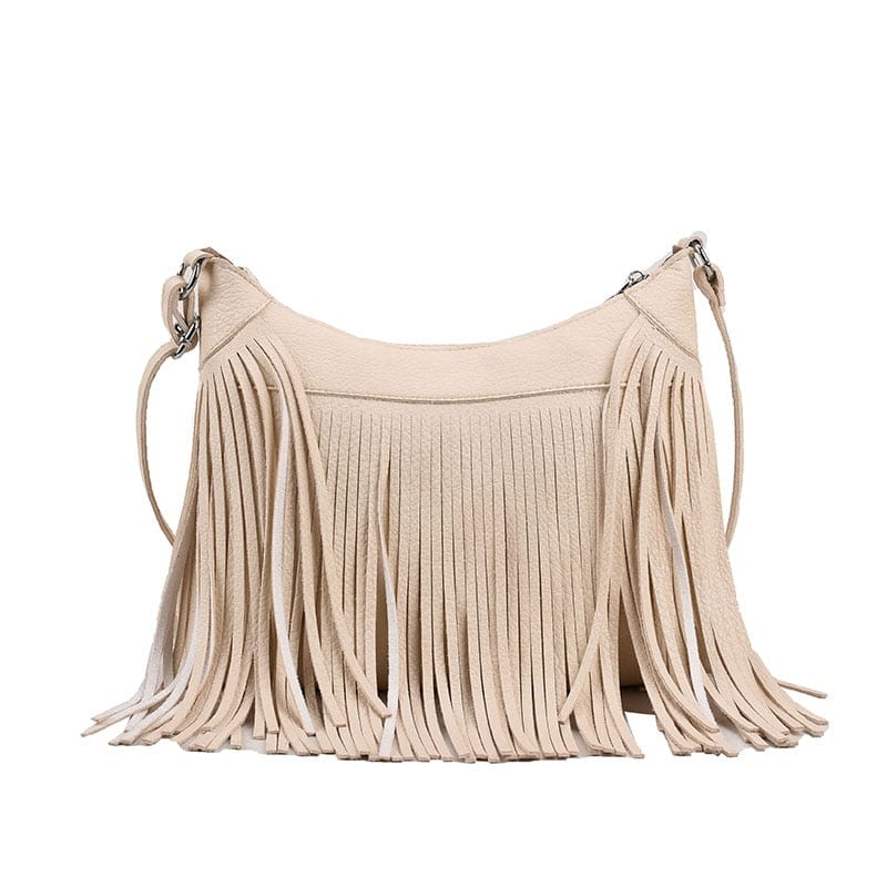 Grand Sac Besace Pour Femme - Luxe Élégant Blanc / 27x22x7cm