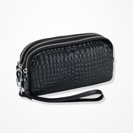 Grande Pochette Portefeuille Femme  Noir