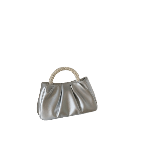 Le Sac à Main Femme Sans Marque Pas Cher - LuxeFéminin Argenté / 24x14x7cm