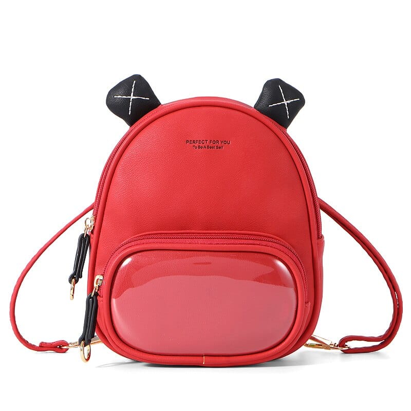 Mini Sac à Dos Femme Kawaii - CharmeFéminin Rouge