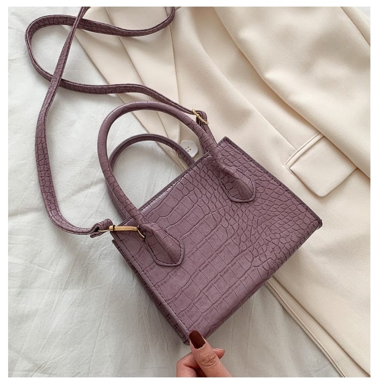 Mini Sac à Main - Charm Baggy Violet