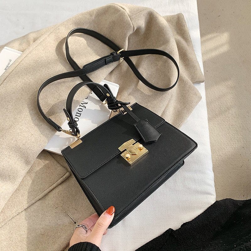 Mini Sac Bandoulière Femme Tendance - Style Chic Noir