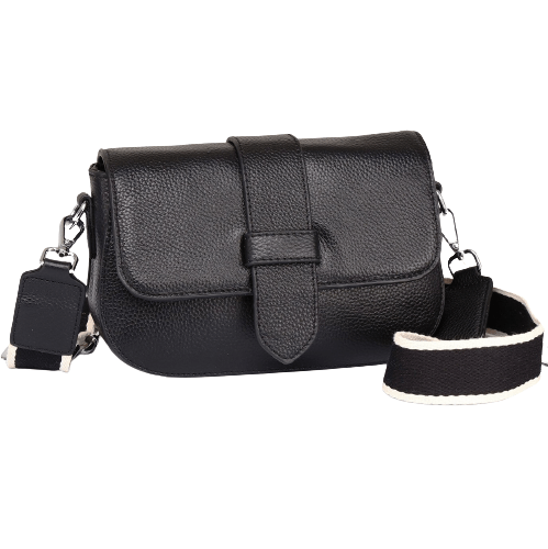 Mini Sac Besace Femme - ChicSatch Noir / 22x8x15cm