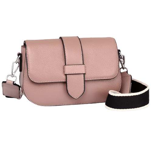 Mini Sac Besace Femme - ChicSatch Rose / 22x8x15cm