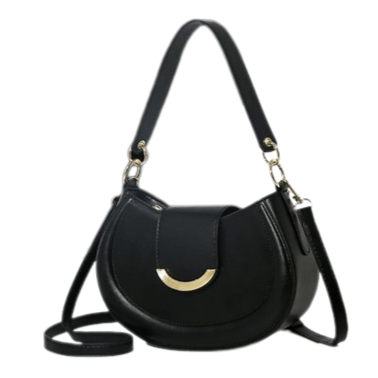 Petit Format Sac A Main Noire Femme - LuxeNoir Noir