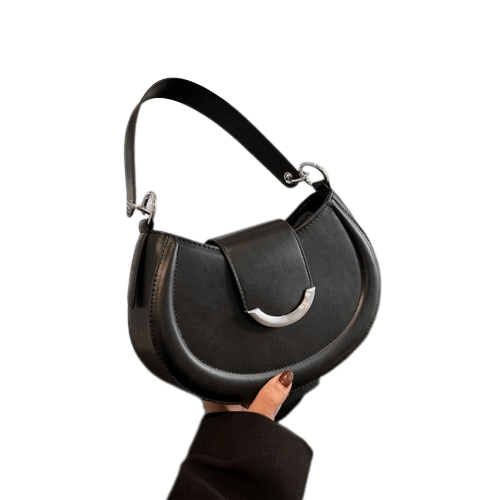 Petit Format Sac A Main Noire Femme - LuxeNoir Noir