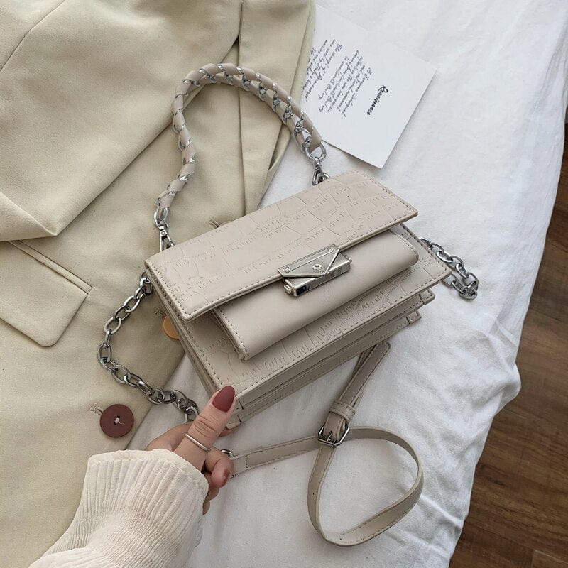 Petit Sac à Bandoulière Femme - StyleChic Beige