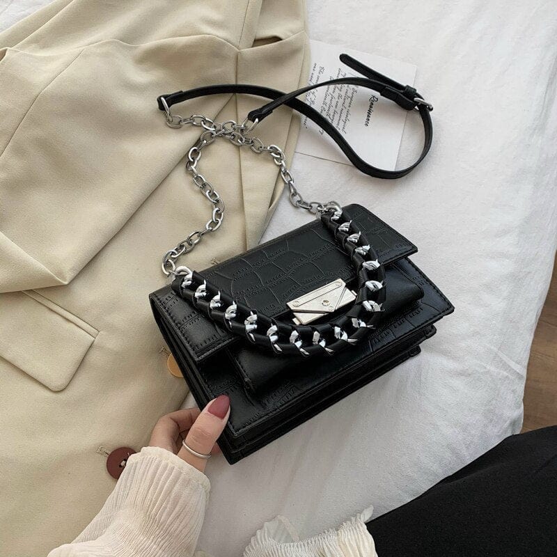 Petit Sac à Bandoulière Femme - StyleChic Noir