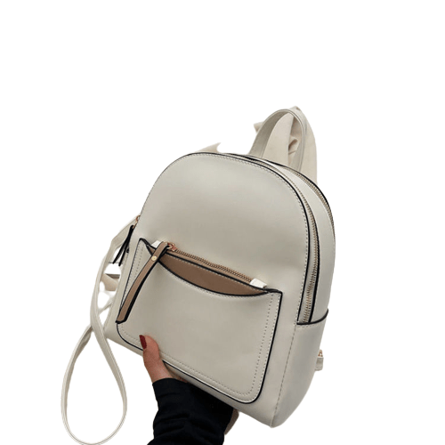 Petit Sac à Dos de Voyage Femme - VoyageLuxe Blanc