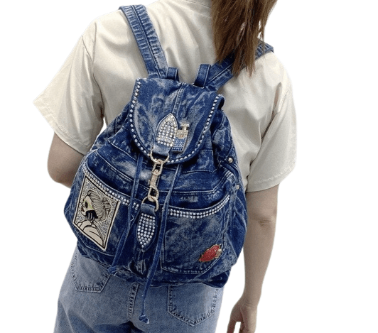 Petit Sac à Dos en Jean pour Femme - Urban Denim