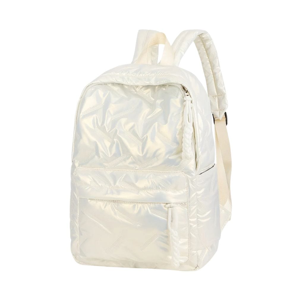 Petit Sac à Dos Nylon Marche Femme - TrendyWalk Blanc