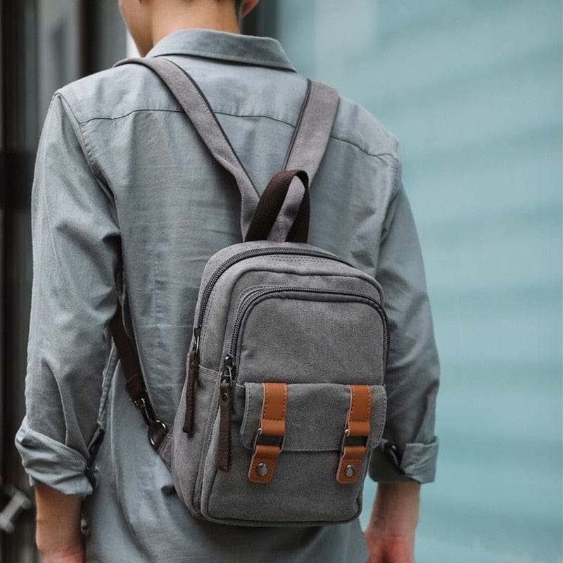 Petit Sac à Dos Toile Homme - UrbanPack