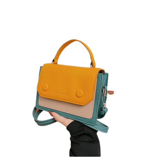 Petit Sac à Main Cartable Femme - StyloSac Jaune / 20x8x15cm