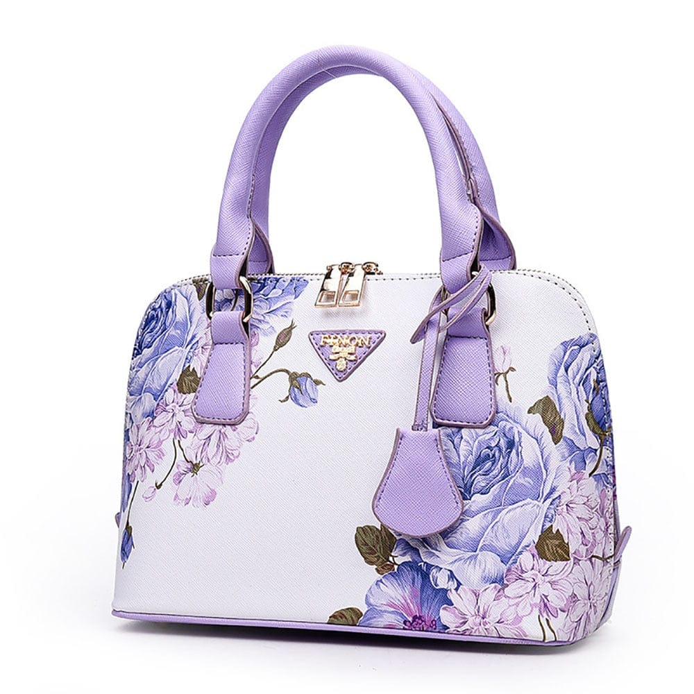 Petit Sac à Main d'Été - Soleil Éclatant Violet