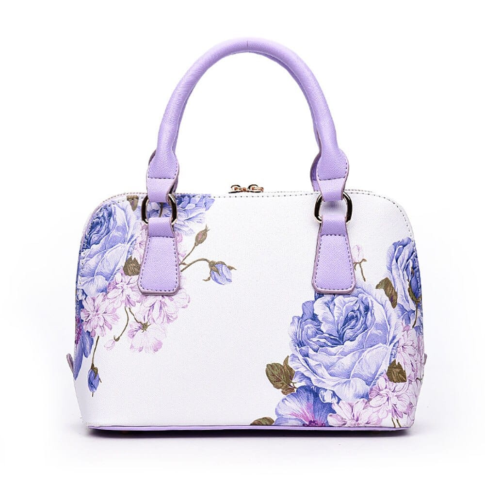 Petit Sac à Main d'Été - Soleil Éclatant Violet