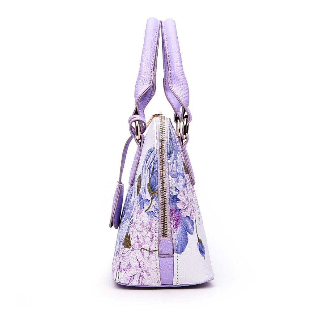 Petit Sac à Main d'Été - Soleil Éclatant Violet