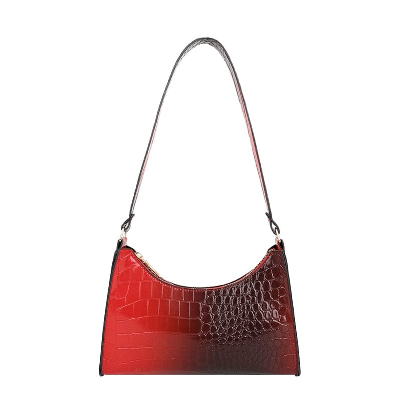 Petit Sac à Main Écaille - ChicBags Rouge