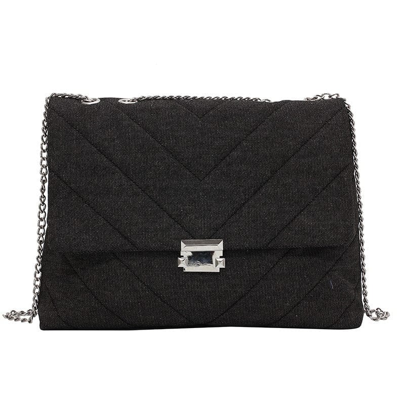 Petit Sac à Main Femme en Tissu - ModeSak Noir