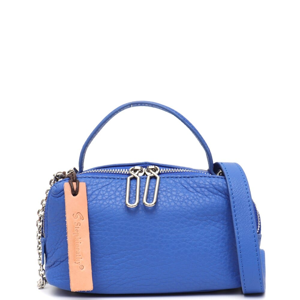 Petit Sac à Main Femme Tendance - Sac Chic Bleu / 23x10x13cm