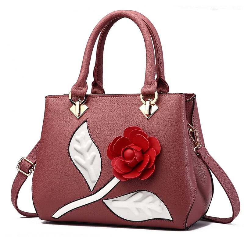 Petit Sac à Main Fleur Rose - Fleurista Rose