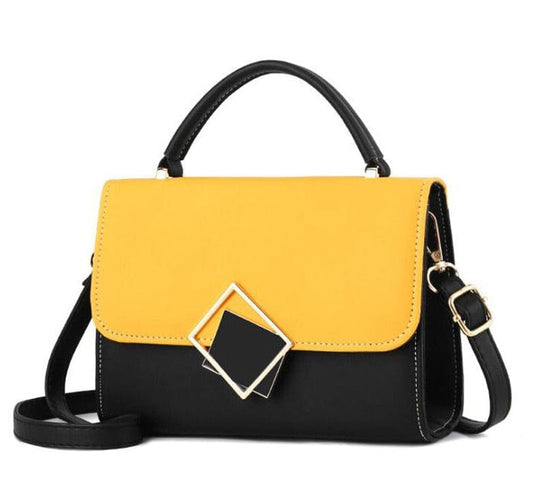 Petit sac à main jaune et noir - Rayonnant Soleil