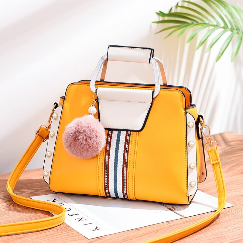 Petit Sac à Main Pastel - CharmiSac Jaune