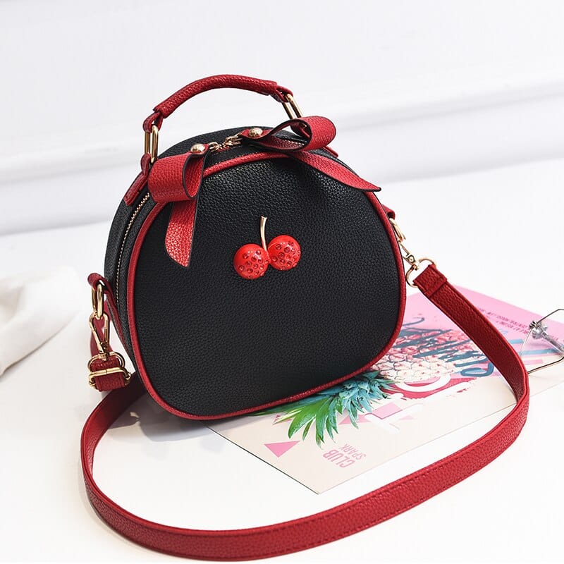 Petit Sac à Main Rond - MiniCirclet Noir