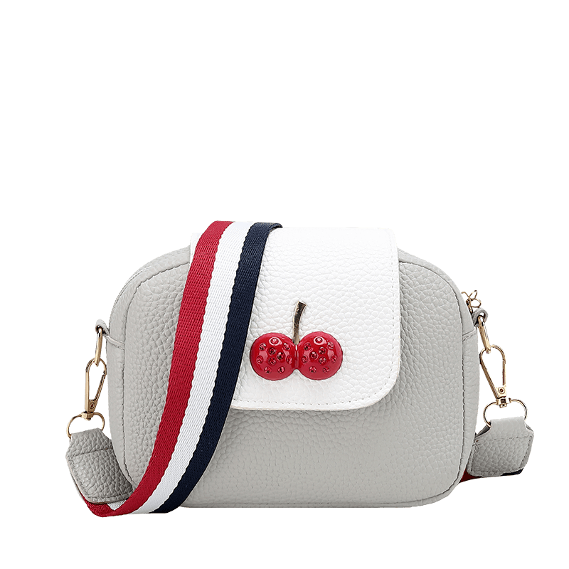 Petit Sac Bandoulière Cerise - CherryChic Gris