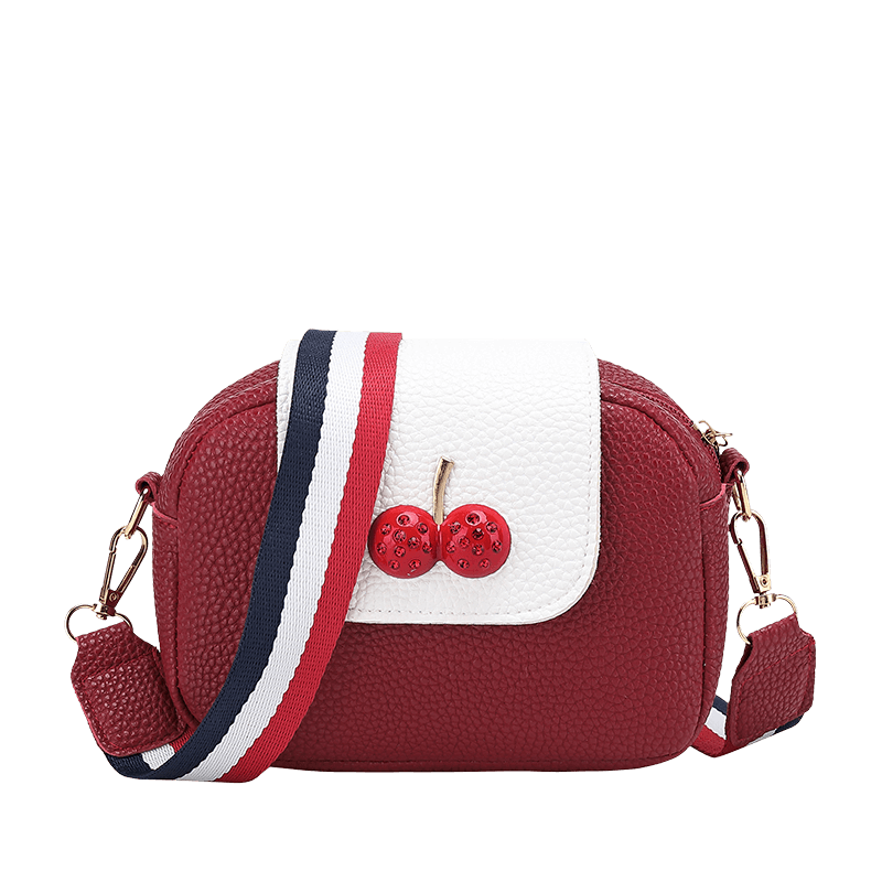 Petit Sac Bandoulière Cerise - CherryChic Rouge