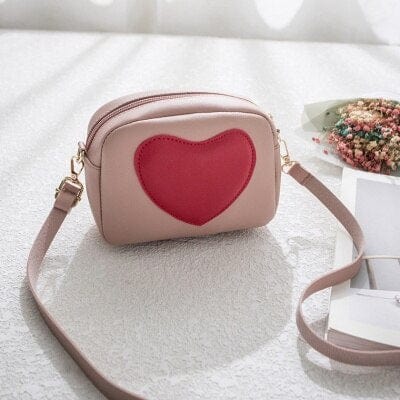 Petit Sac Bandoulière Cœur - LoveBag Rose