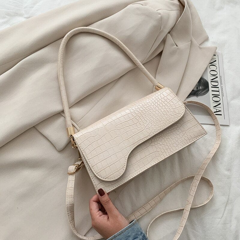 Petit Sac Bandoulière Élégant Femme - Mini Chic Blanc