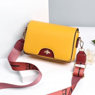 Petit Sac Bandoulière Femme 2021 - FashionLux Jaune